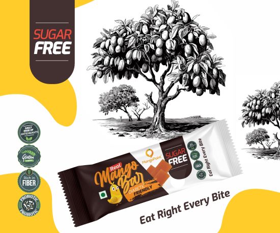 Real Mango Bar Diabetic Friendly - 30 Pcs - 1 Display Box - Image 4